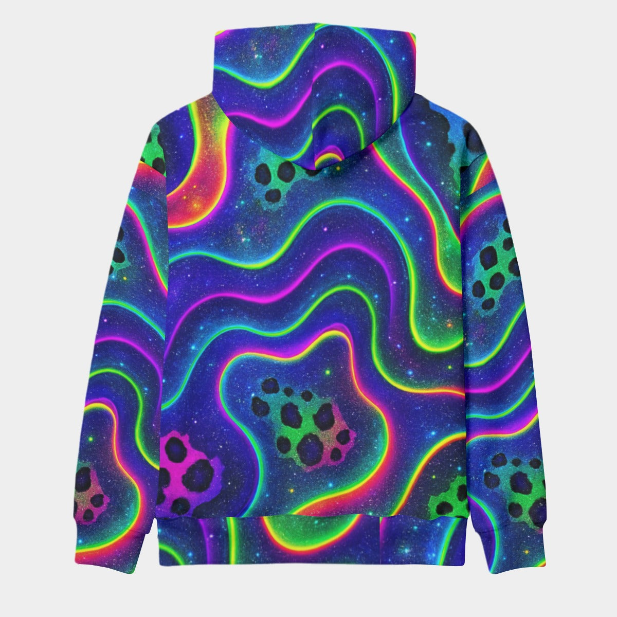 Psychedelic Galaxy Paw Hoodie