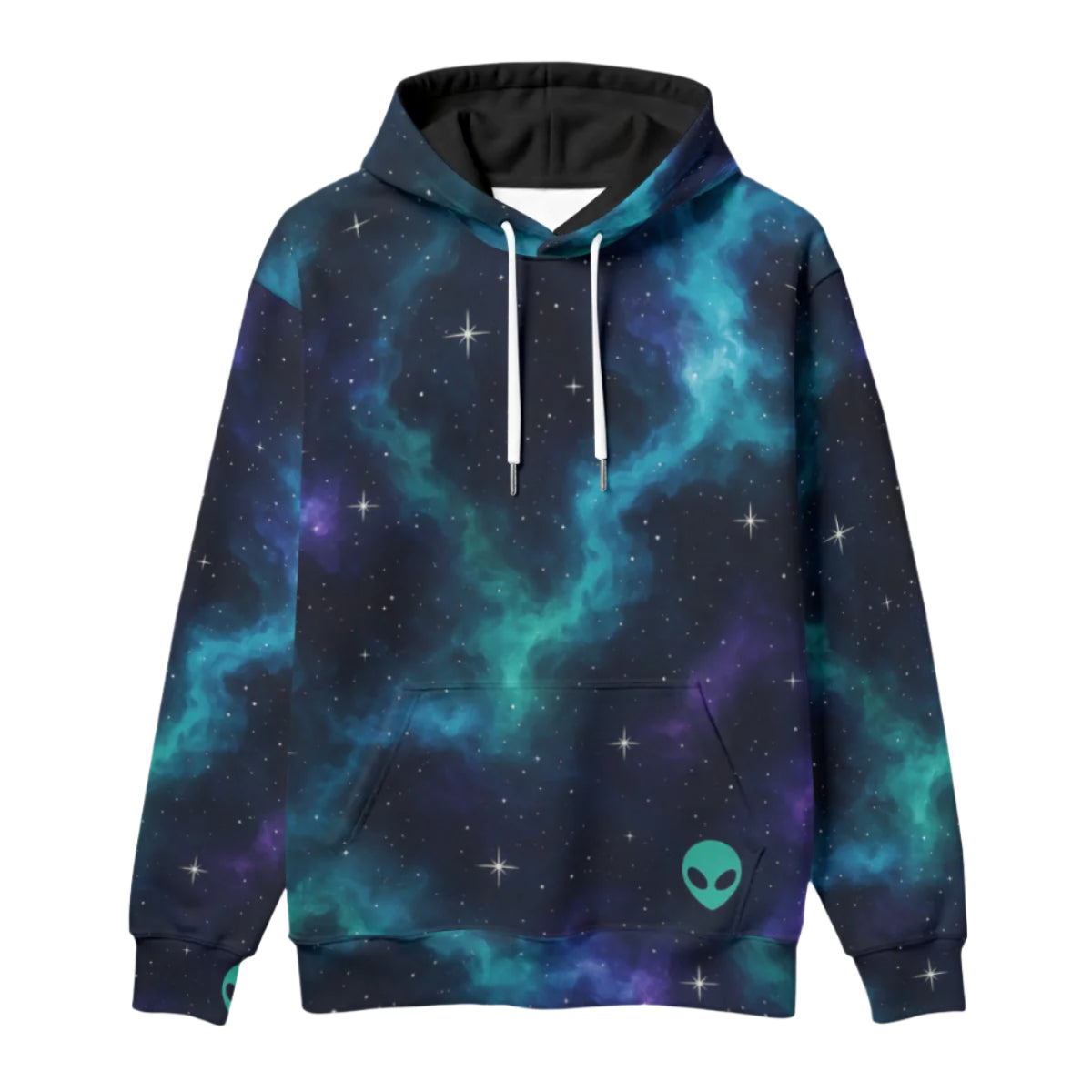 Cosmic Fade Alien Hoodie