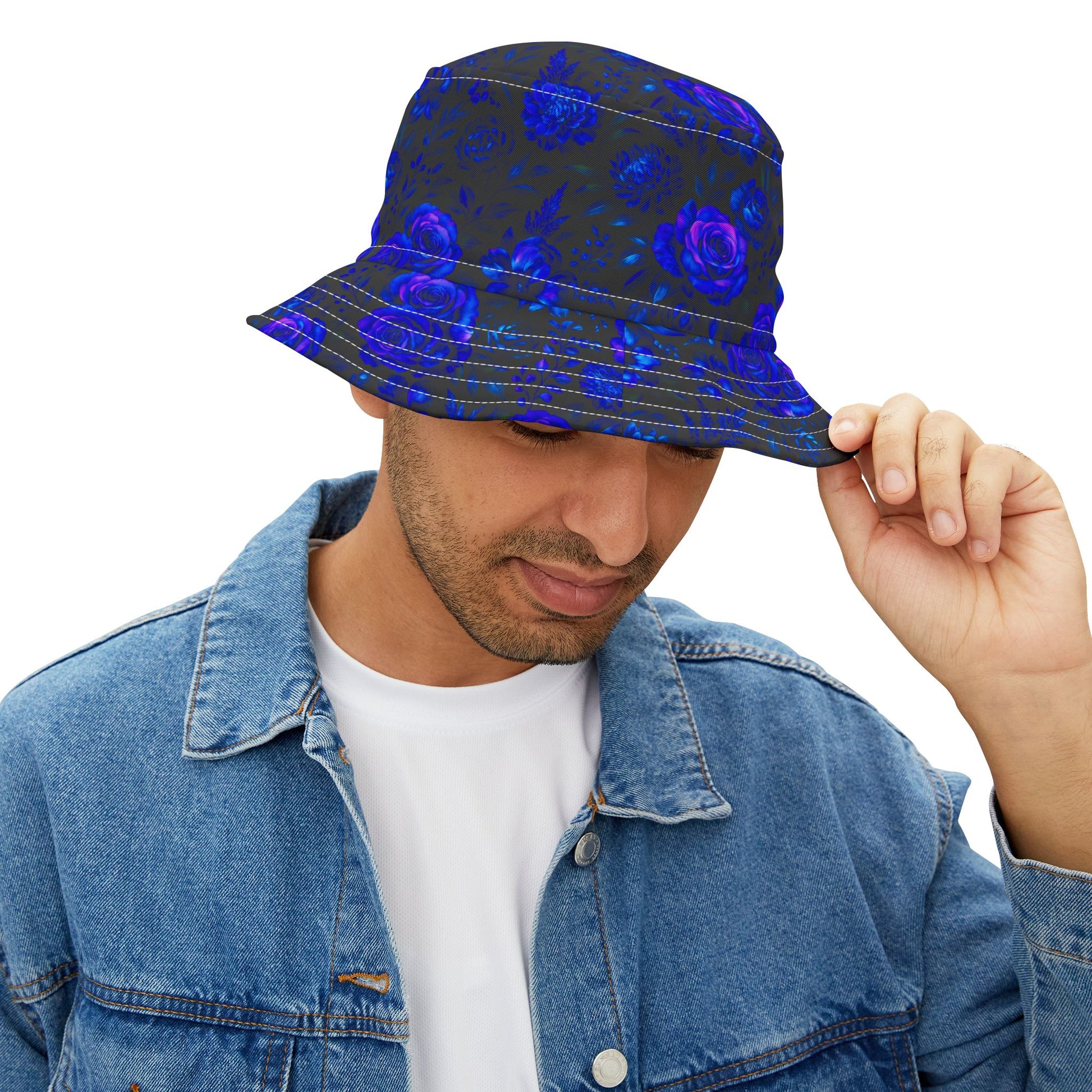 Electric Bloom UV Bucket Hat – Festival-Ready & Fierce