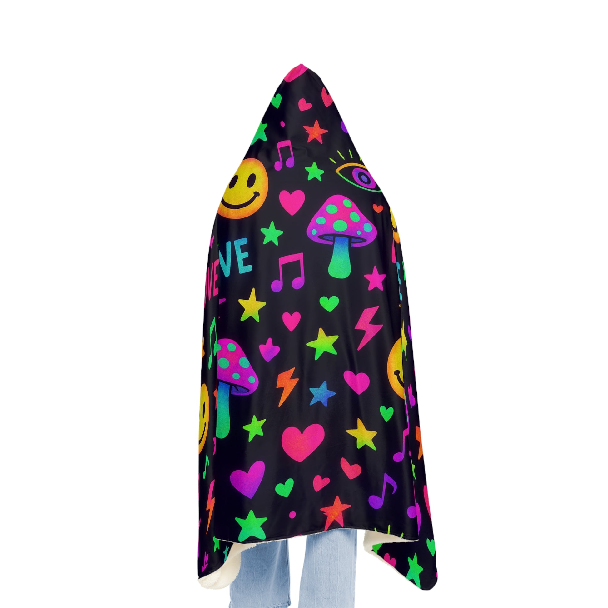 Love & Rave Hooded Blanket