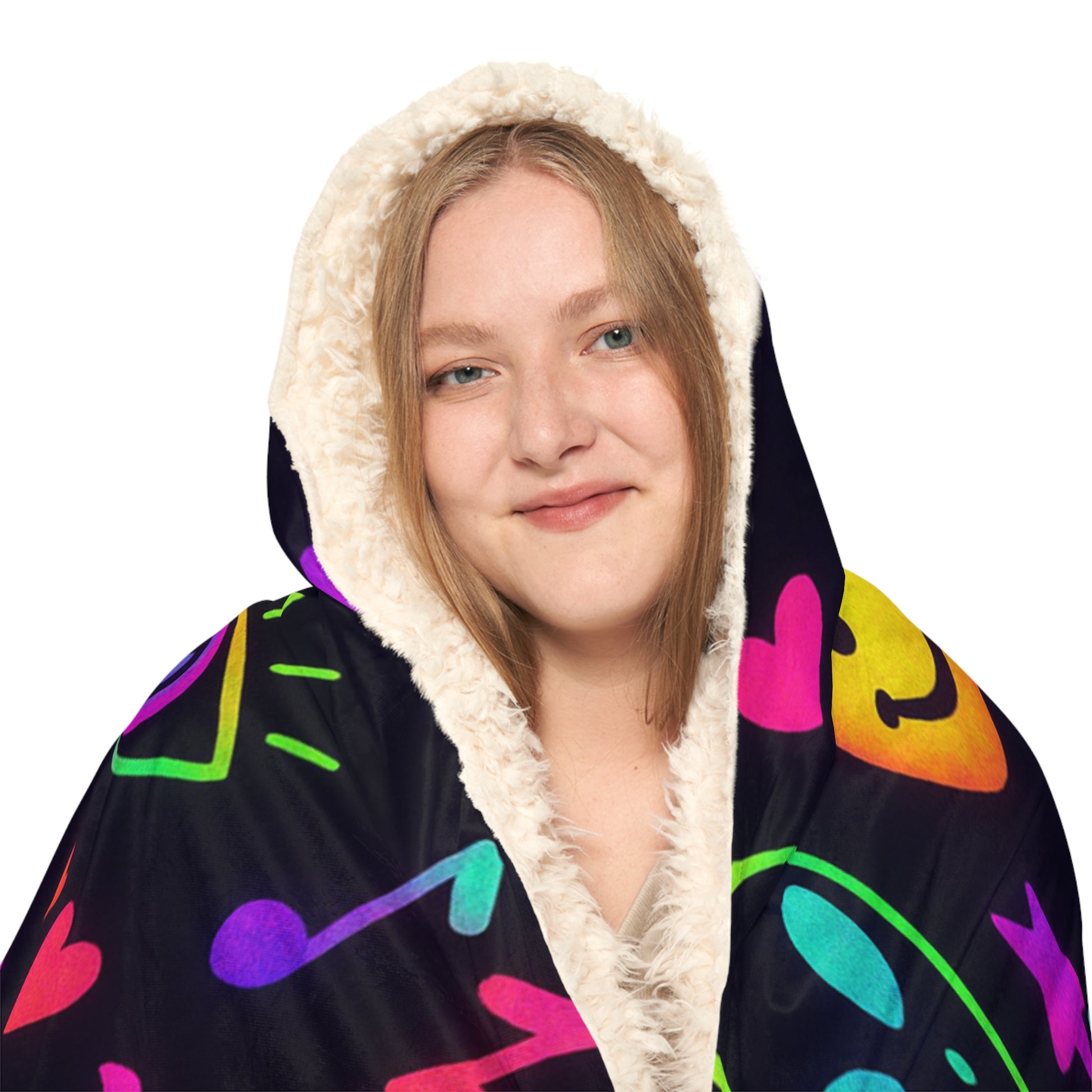 Love & Rave Hooded Blanket