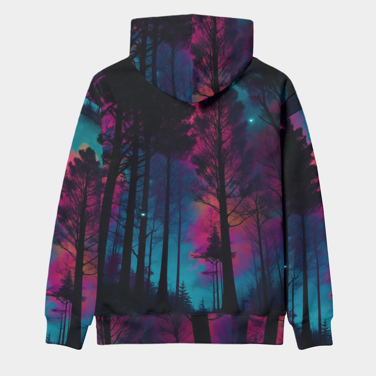 Cosmic Forest Hoodie – Midnight Portal Edition
