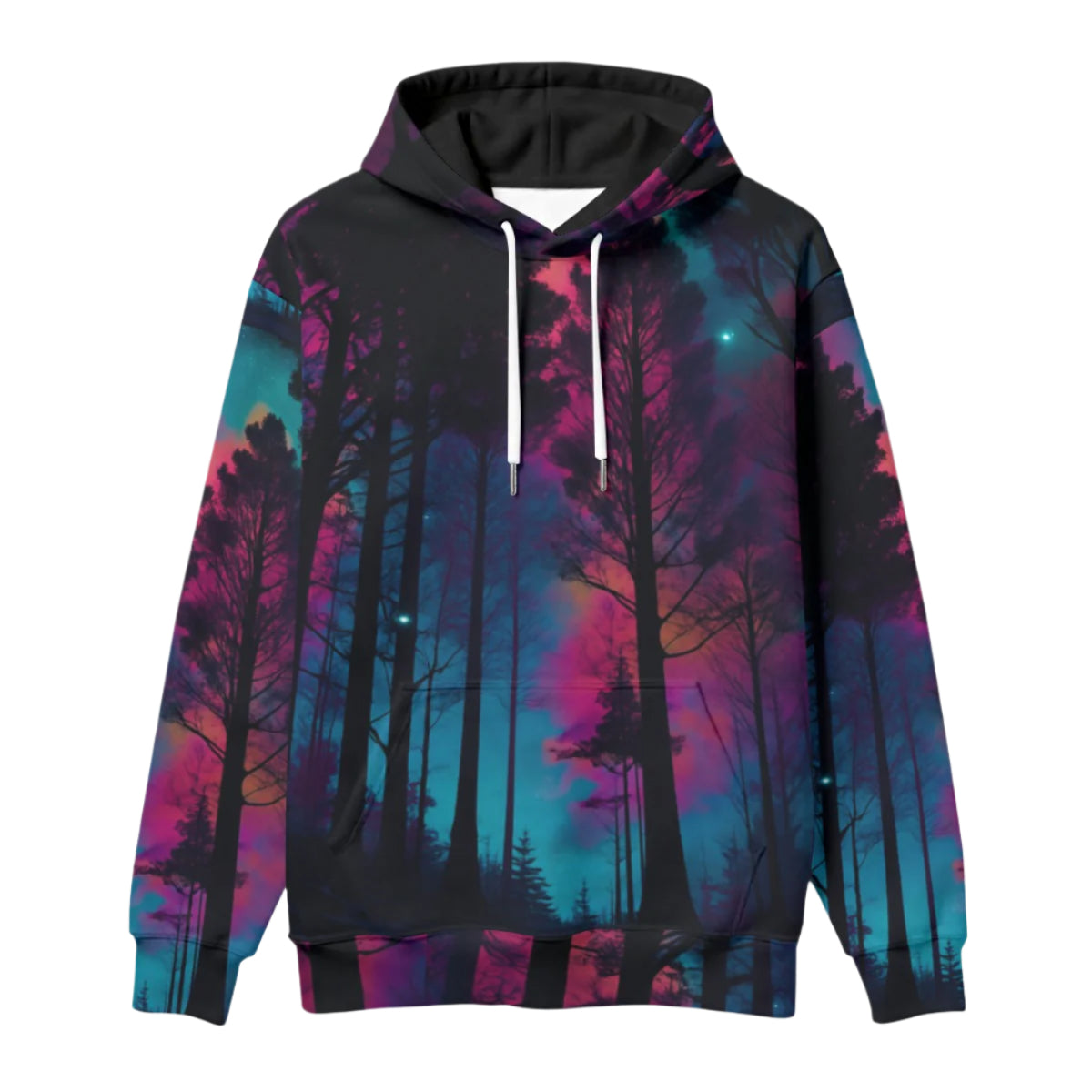 Cosmic Forest Hoodie – Midnight Portal Edition