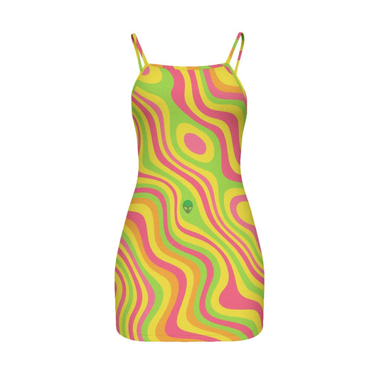 Neon Melt Alien Cami Dress (Plus Size)