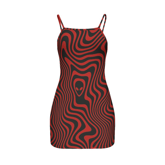 Red Alert Alien Cami Dress (Plus Size)