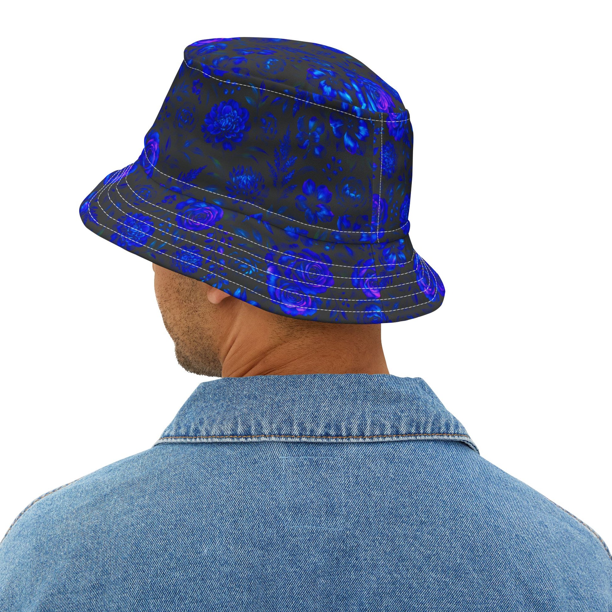 Electric Bloom UV Bucket Hat – Festival-Ready & Fierce
