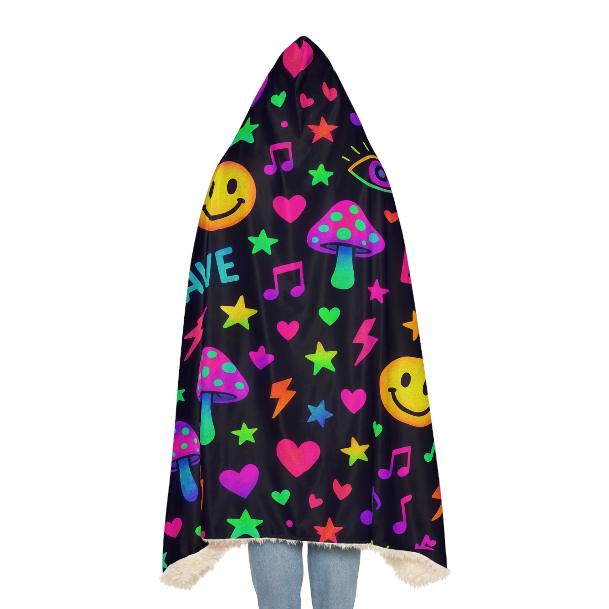 Love & Rave Hooded Blanket
