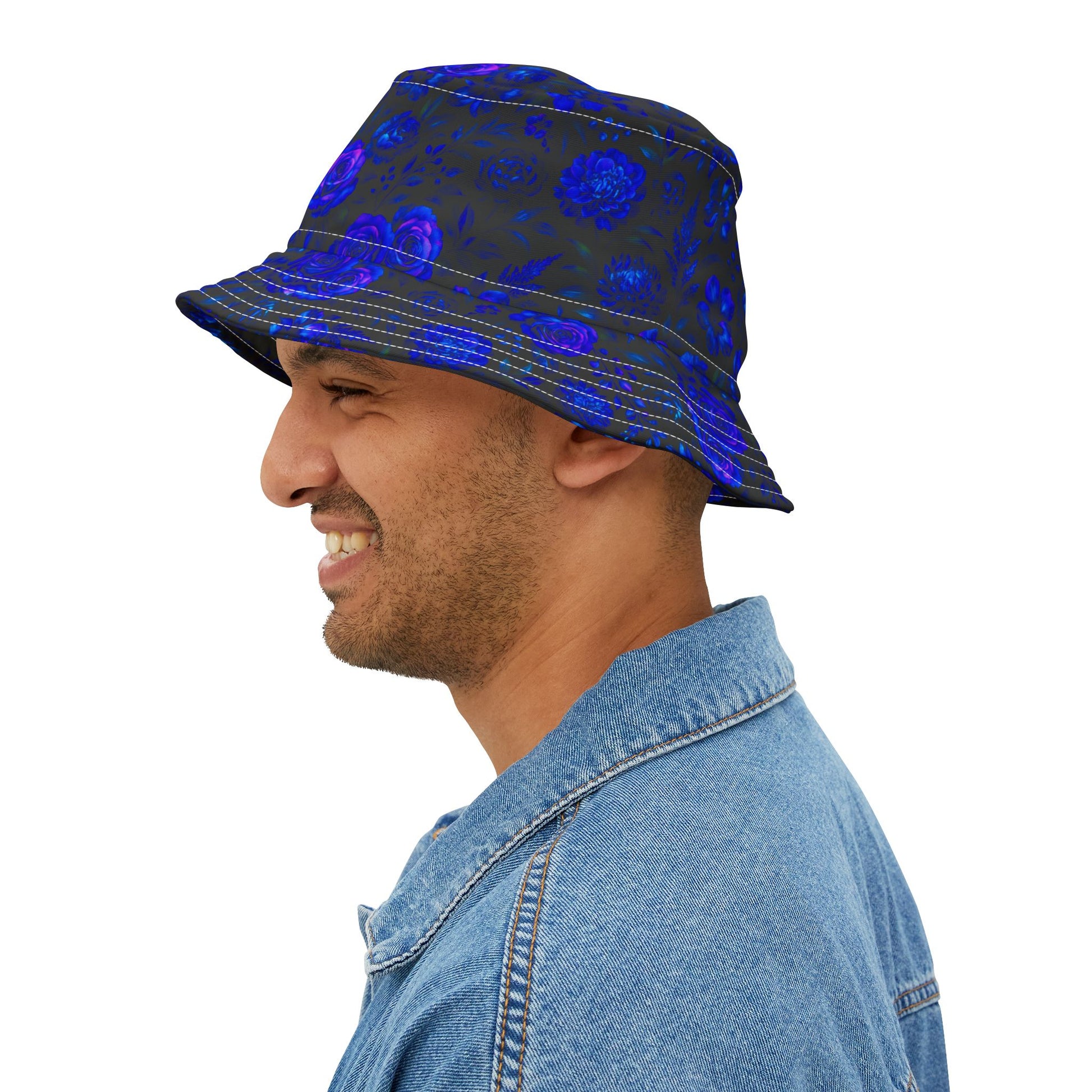 Electric Bloom UV Bucket Hat – Festival-Ready & Fierce