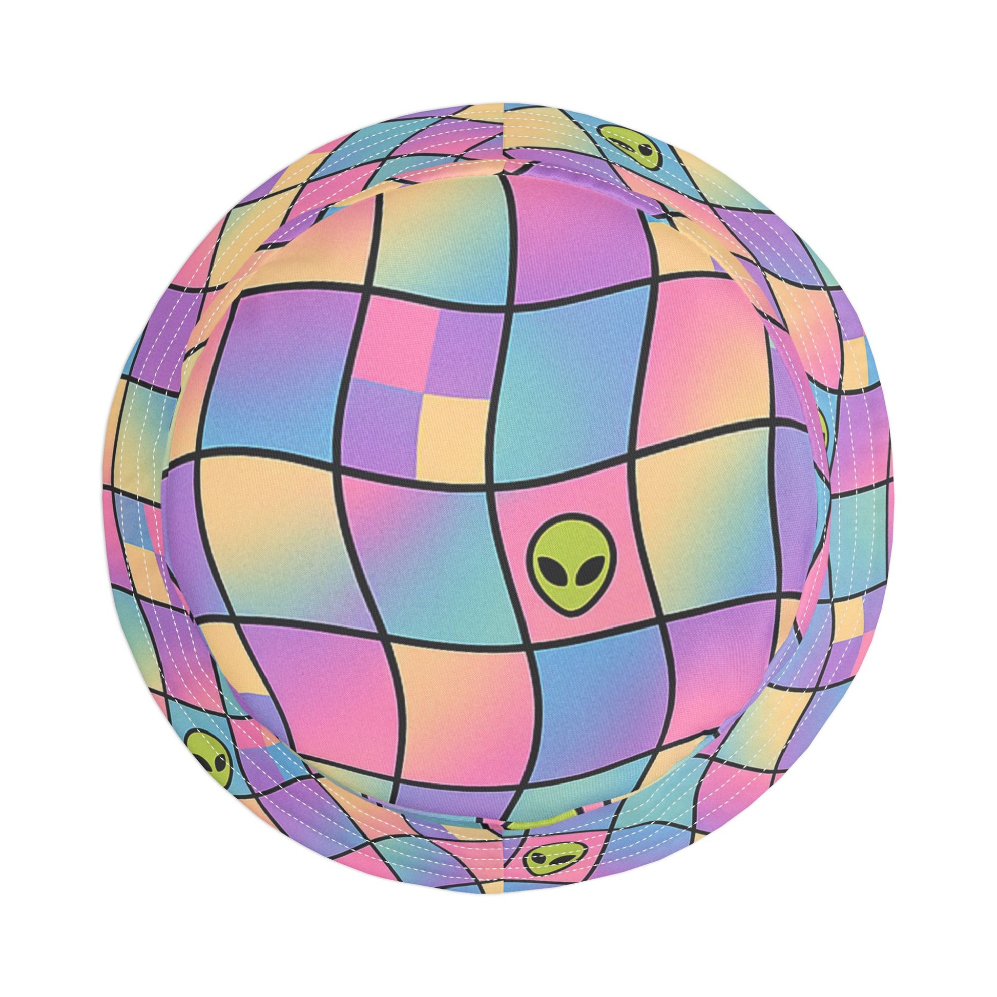 Pastel Warp Alien Bucket Hat
